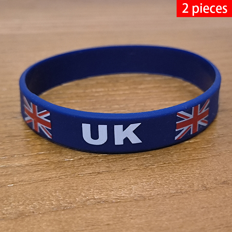 Women Fashion Uk - 2 adet İngiltere ulusal bayrak bilekliği
