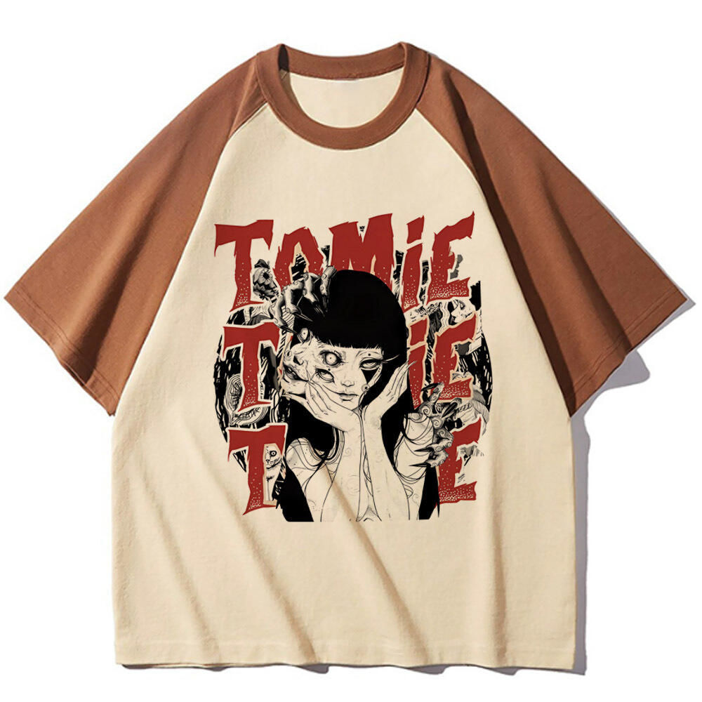 Women'S Fashion From The 80S - Junji Ito üst tees kız Dijital