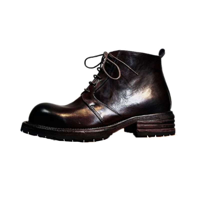 Women'S Fashion Hiking Boots - Erkek Sığır Derisi Botlar, Premium At