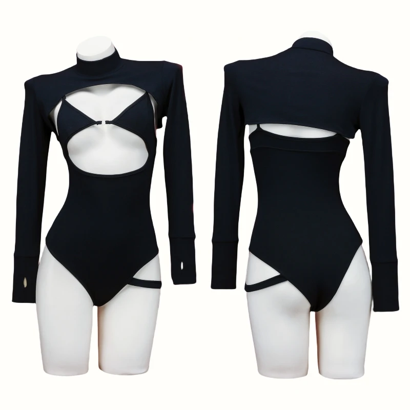 Anime Gotik Oyuklu Kolsuz Atle - Sleeveless Jumpsuit incelemesi ve fiyatı