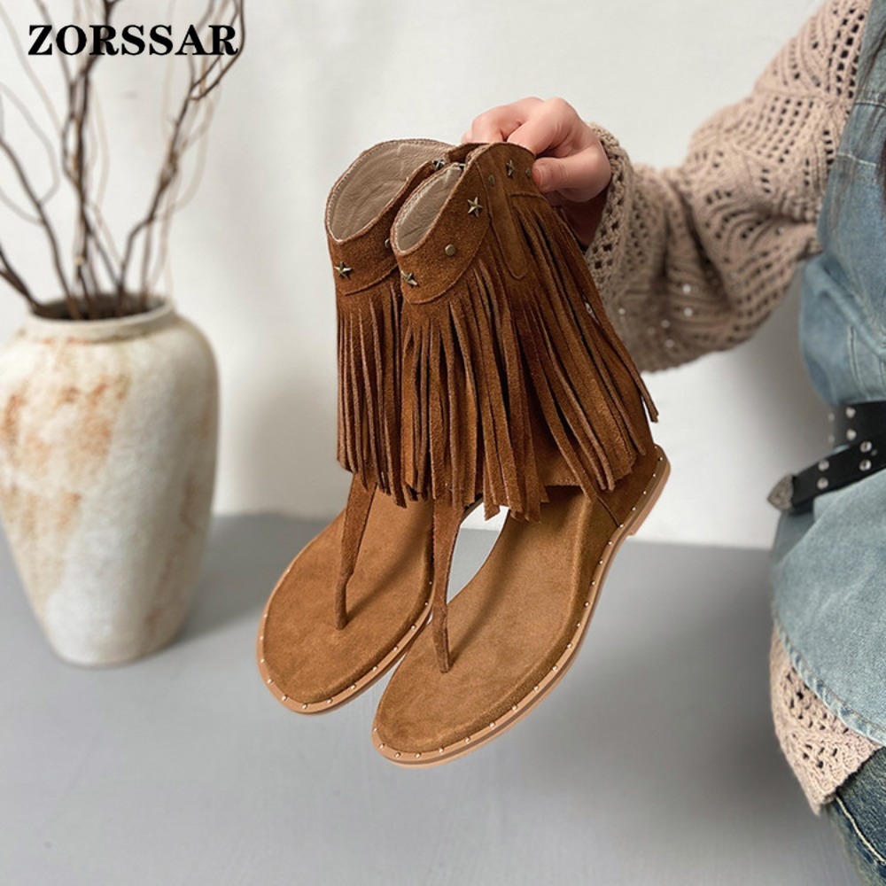 Kadınlar için Saçaklı Dekorlu, - Women'S Fashion Boots incelemesi ve fiyatı