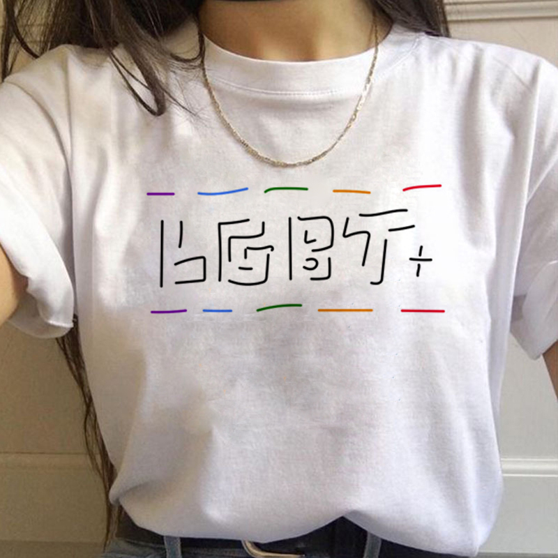 Lgbt Gökkuşağı Harajuku T Shir - Women'S Fashion In The 90S incelemesi ve fiyatı