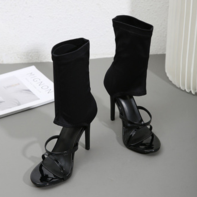 Moda Yüksek Top Elastik Kumaş  - Women'S Fashion Boots incelemesi ve fiyatı