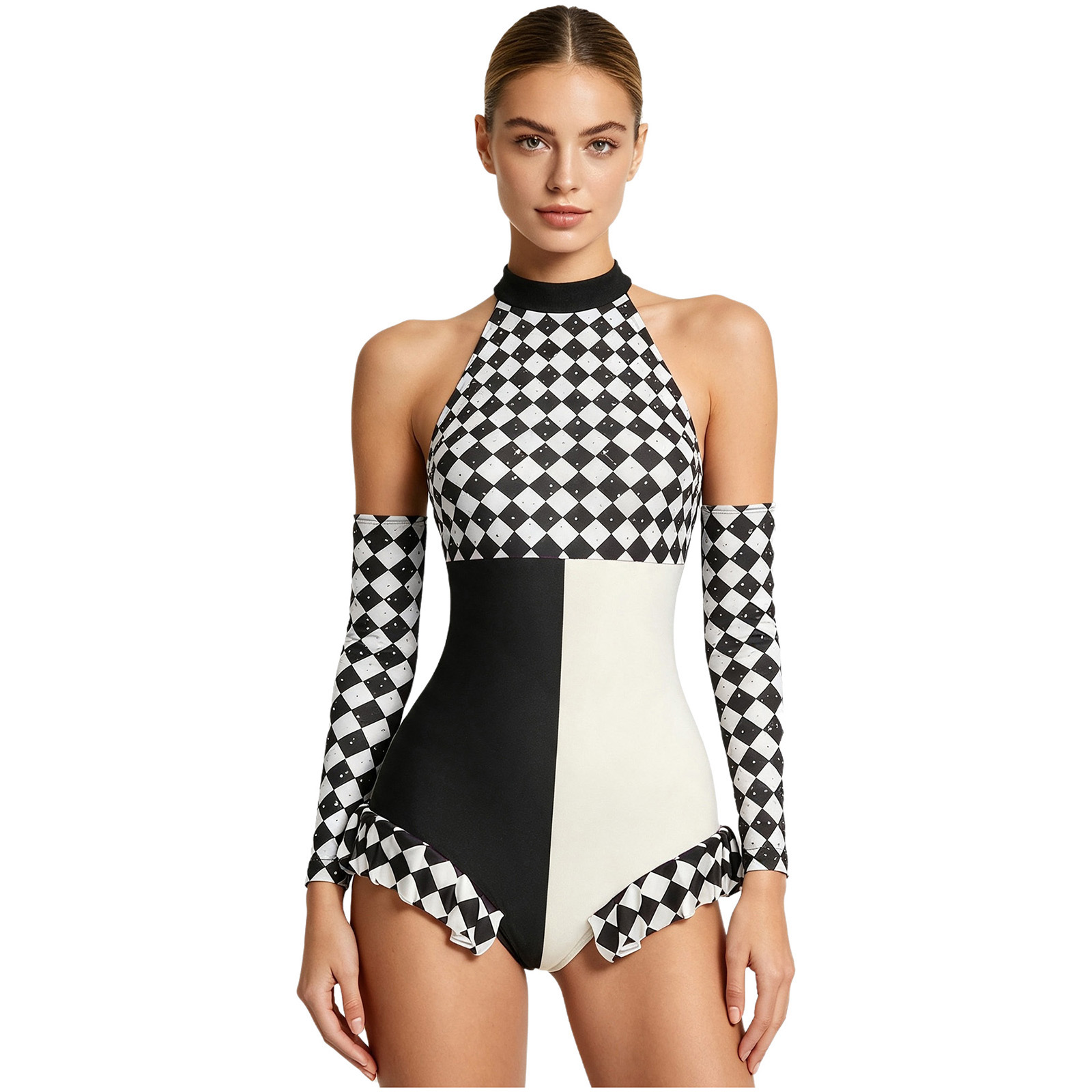 Kalp Palyaço Kraliçe Kostümü C - Sleeveless Jumpsuit incelemesi ve fiyatı