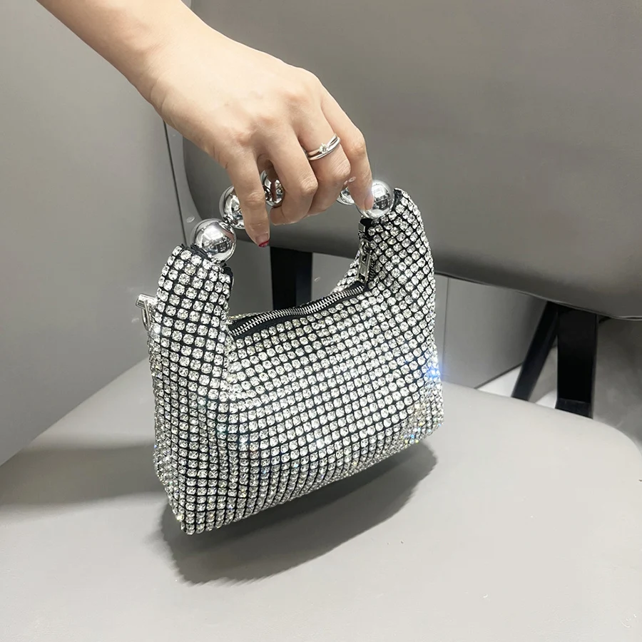 Parlak Gümüş Taklidi El Çantal - Women'S Fashion Boutique incelemesi ve fiyatı
