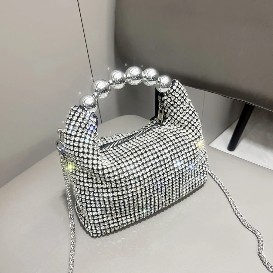 Parlak Gümüş Taklidi El Çantal - Women'S Fashion Boutique incelemesi ve fiyatı