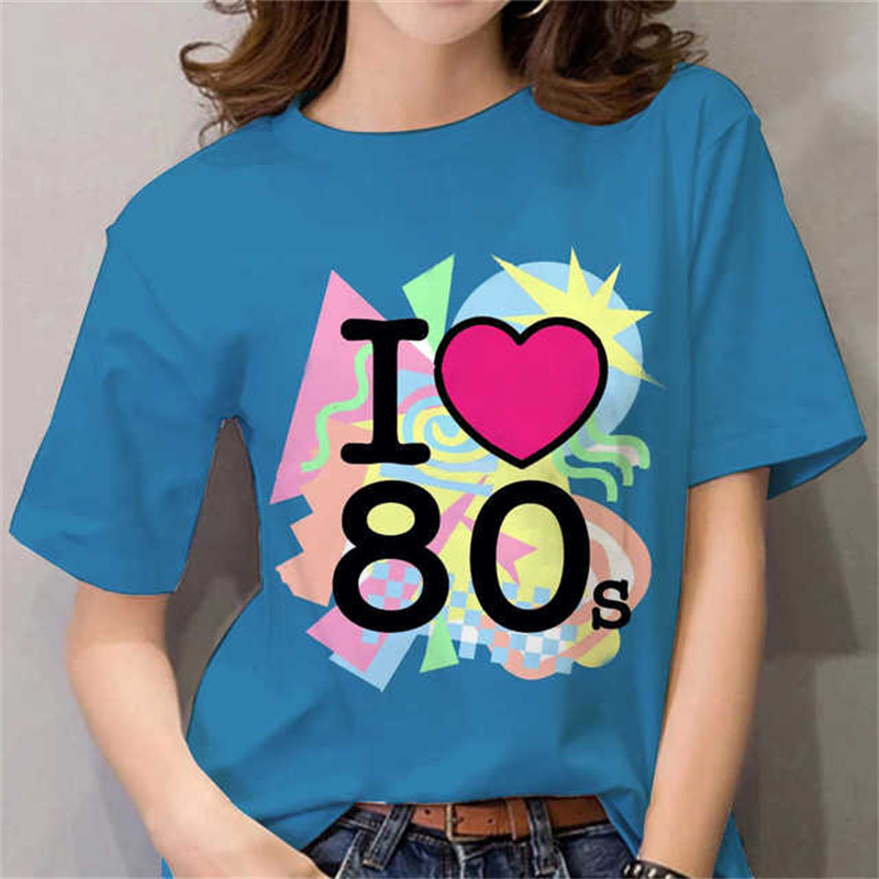 80'ler Kadın Tişörtü Siyah/Bey - Women'S Fashion In The 90S incelemesi ve fiyatı