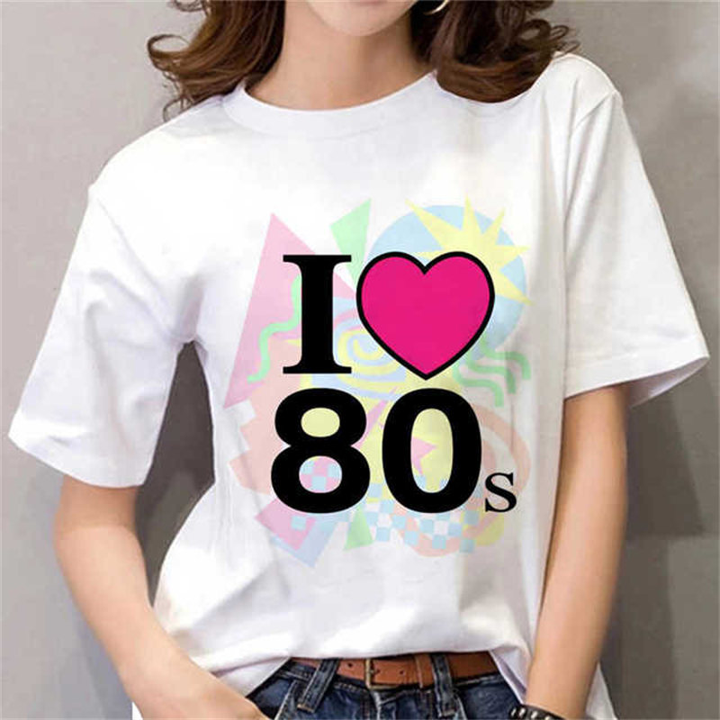 80'ler Kadın Tişörtü Siyah/Bey - Women'S Fashion In The 90S incelemesi ve fiyatı