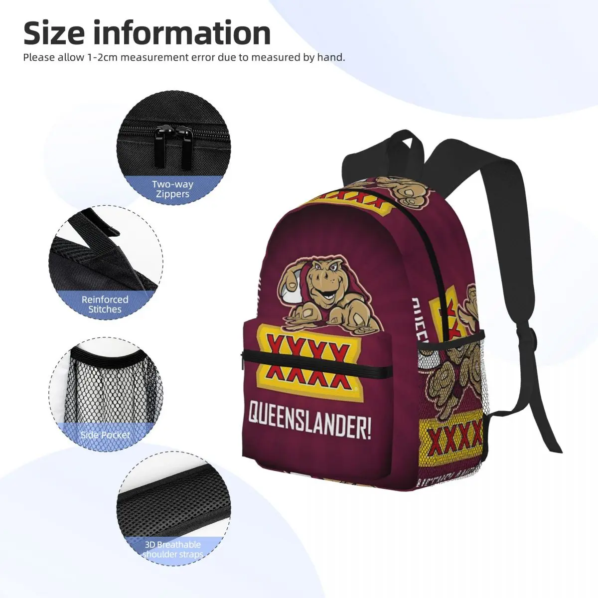 Queensland Maroons Öğrenci Sır - Women'S Fashion Queensland incelemesi ve fiyatı