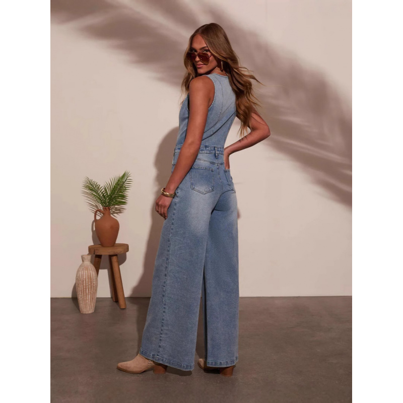 Kadınlar İçin Günlük V Yaka Ko - Sleeveless Jumpsuit incelemesi ve fiyatı