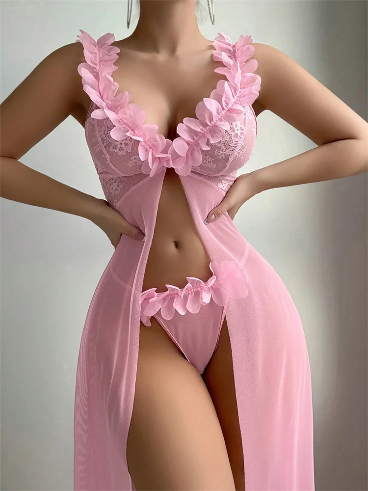 Pembe Çiçekli Seksi Gecelikler - Women'S Fashion Line incelemesi ve fiyatı