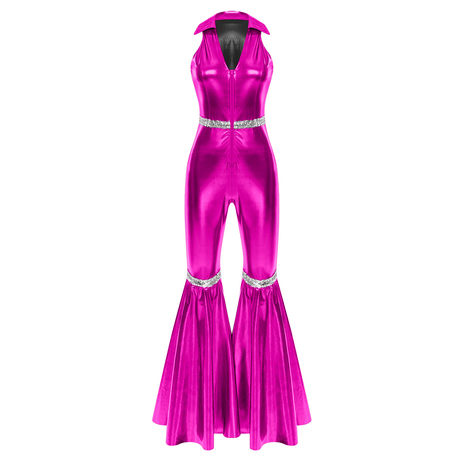 Kadın 70 s Disko Bodysuit Cadı - Sleeveless Jumpsuit incelemesi ve fiyatı