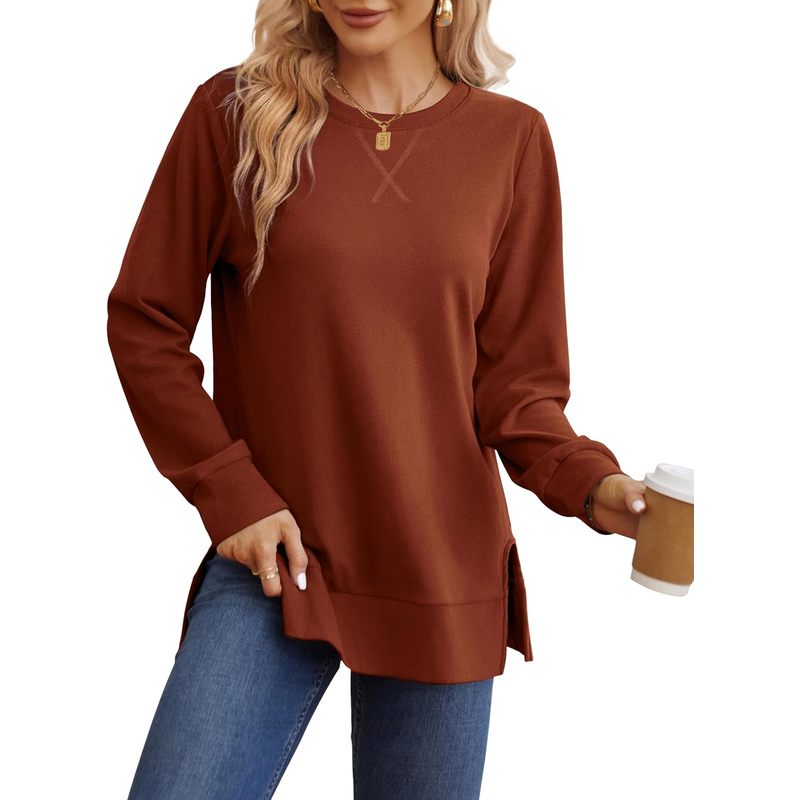 Kadın Sweatshirtleri Yan Yırtm - Women Fashion Open Now incelemesi ve fiyatı
