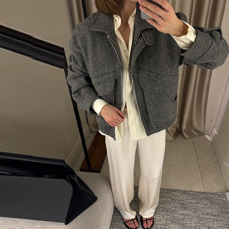 Şık ve Zarif Palto, Dik Yaka,  - Women'S Fashion Trends Fall 2025 incelemesi ve fiyatı