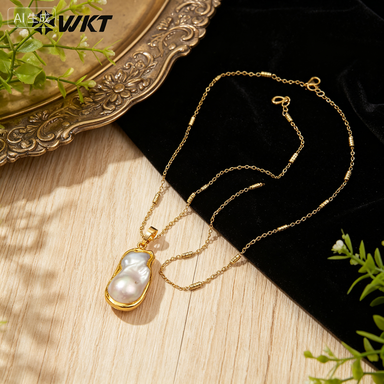 WT-JN063 Altın Kaplama Kolye U - Women'S Fashion Vogue incelemesi ve fiyatı